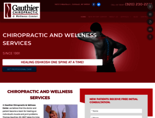 gauthierchiropractic.com screenshot