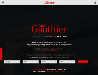 gauthierchryslerdealer.com screenshot