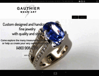 gauthierjewelryscottsdale.com screenshot