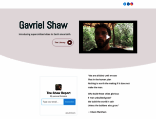 gavrielshaw.com screenshot