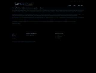 gavtaylor.co.uk screenshot