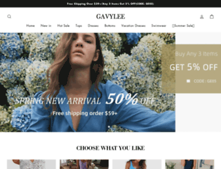 gavylee.com screenshot
