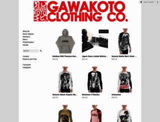 gawakoto.storenvy.com screenshot