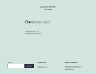 gazcooper.com screenshot