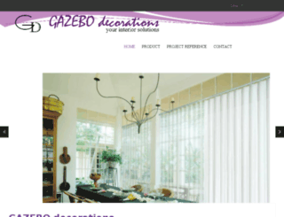 gazebodecorations.com screenshot