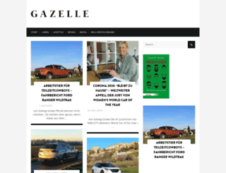 gazelle-magazin.de screenshot