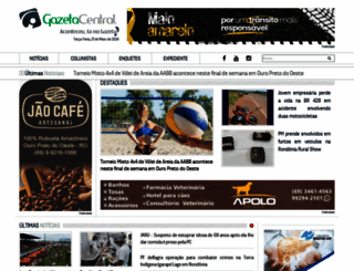 gazetacentral.com.br screenshot