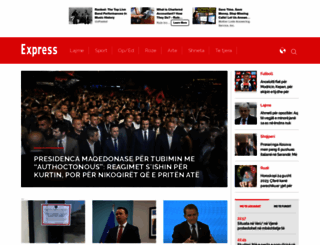 gazetaexpress.com screenshot