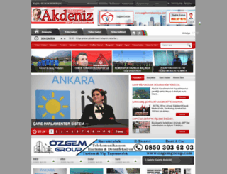 gazeteakdeniz.com screenshot