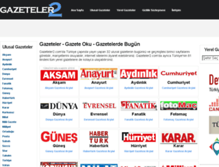 gazeteler2.com screenshot