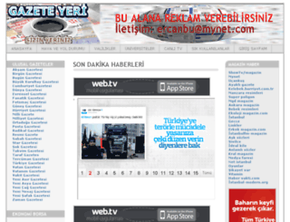 gazeteyeri.biz screenshot
