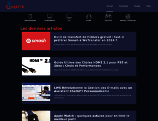 gazette-du-geek.fr screenshot