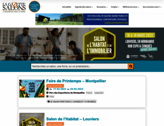 gazette-salons.fr screenshot