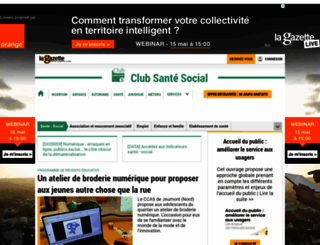 gazette-sante-social.fr screenshot