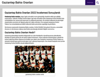 gaziantepkultursanat.org screenshot