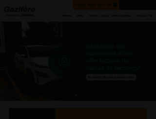 gazifere.com screenshot