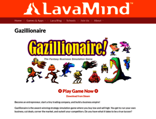 gazillionaire.com screenshot