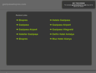 gazipasaekspres.com screenshot