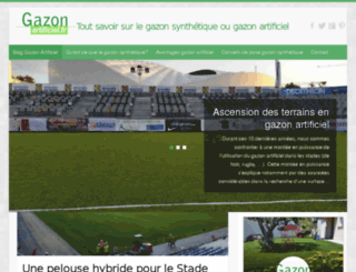 gazon-artificiel.fr screenshot