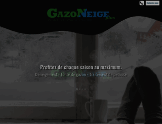 gazoneige.ca screenshot
