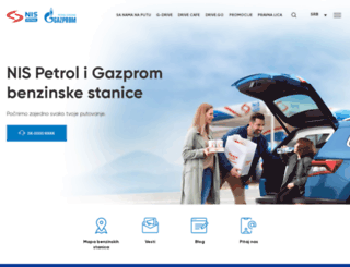 gazprom-petrol.rs screenshot