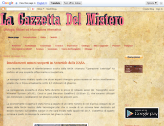 gazzettadelmistero.blogspot.com screenshot