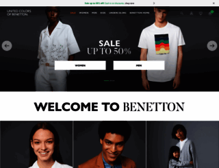 gb.benetton.com screenshot