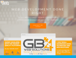 gb4websolutions.com screenshot