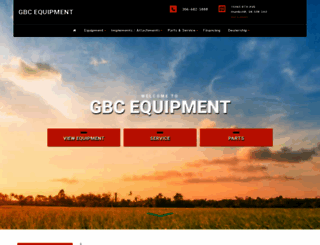 gbcequipment-kubota.com screenshot