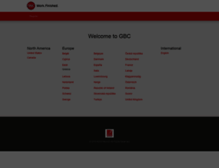 gbceurope.com screenshot