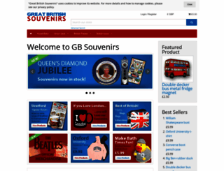 gbsouvenirs.co.uk screenshot