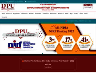 gbsrc.dpu.edu.in screenshot