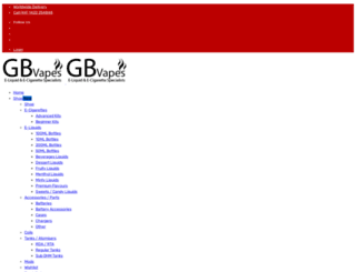 gbvapes.com screenshot