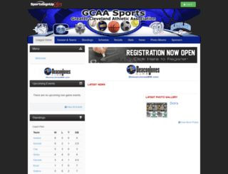 gcaasports.siplay.com screenshot