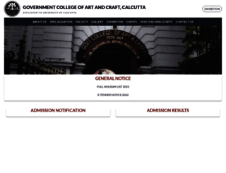 gcac.edu.in screenshot