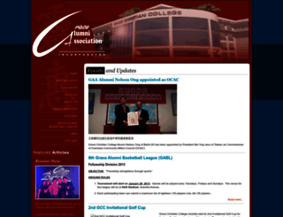 gccalumni.org screenshot