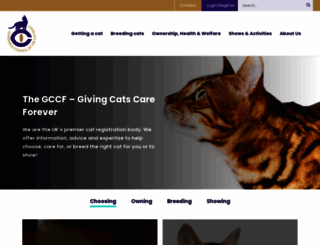 gccfcats.org screenshot