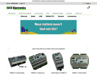 gce-electronics.com screenshot