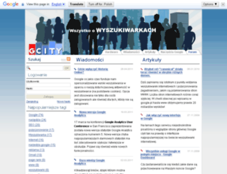 gcity.org.pl screenshot