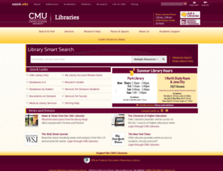 gcls.cmich.edu screenshot