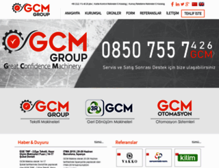 gcmgroup.com.tr screenshot