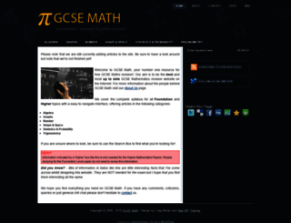 gcse-math.co.uk screenshot