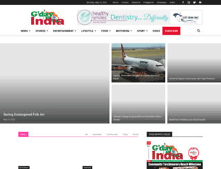 gdayindia.com.au screenshot