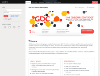 gdc2014.converve.com screenshot