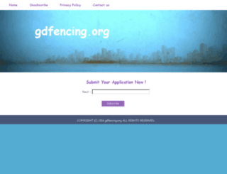 gdfencing.org screenshot