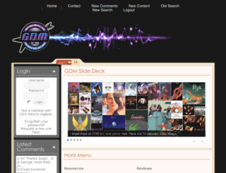 gdm.glorydazemusic.com screenshot