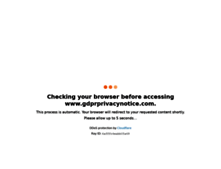 gdprprivacynotice.com screenshot