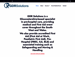 gdrsolutions.co.uk screenshot
