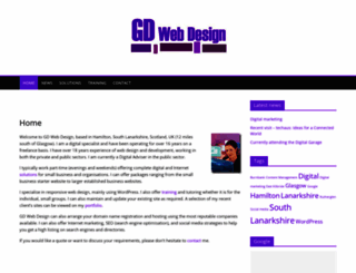 gdwebdesign.co.uk screenshot
