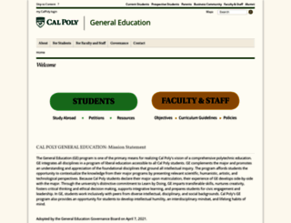 ge.calpoly.edu screenshot
